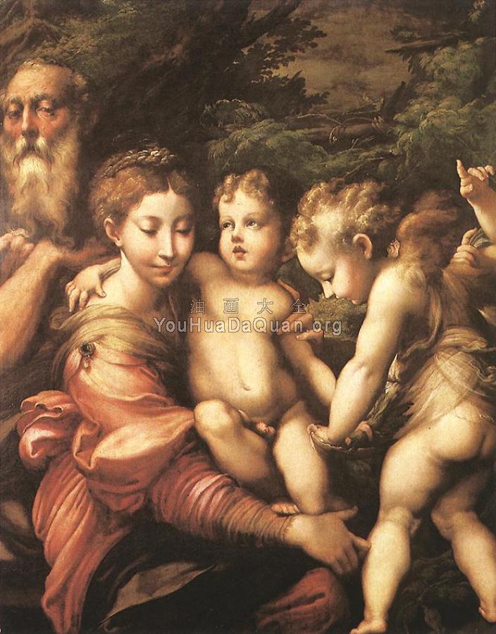 Rest on the Flight to Egypt - 帕尔米贾尼诺